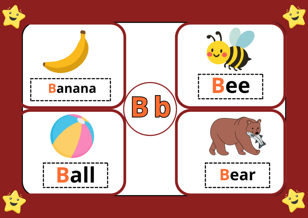 Design of 26 flashcards for English characters ready to be printed. - portfolio - 2