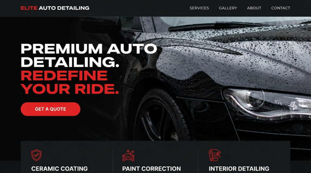 I will create a modern, high-speed website using pure code (HTML/CSS/JS) - portfolio - 1