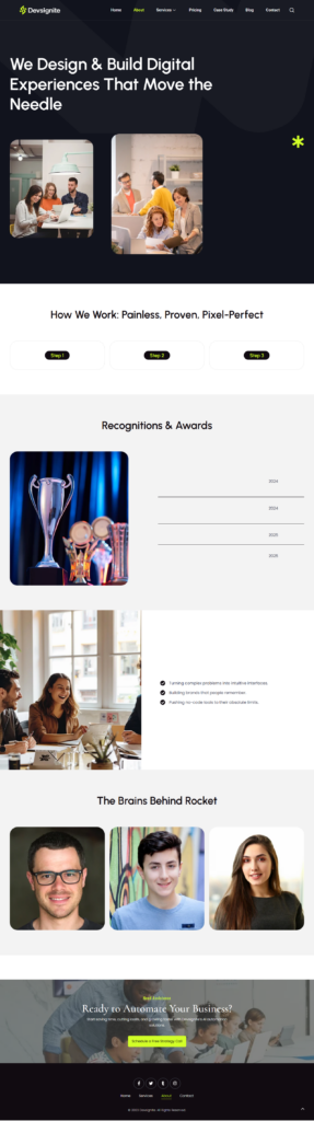 I will create website in 3 to 4 days. - portfolio - 1