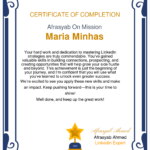 Certificate of LinkedIn Learning