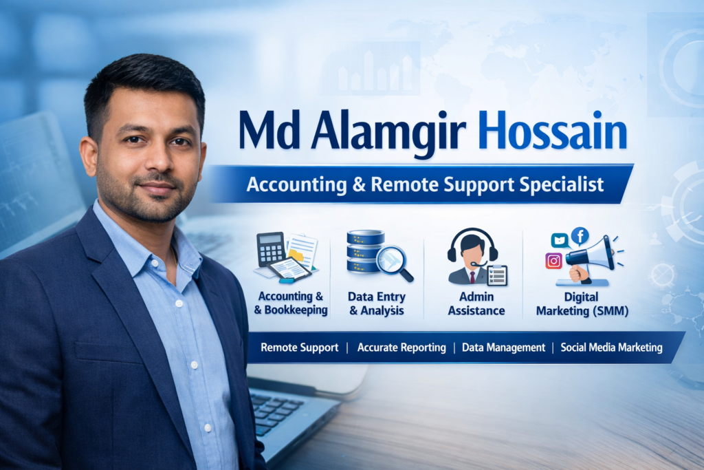 الخدمات المالية والمحاسبية المحاسبة الافتراضية ومسك الدفاتر (Xero، QuickBooks Online) الأرباح والخسائر، التدفق النقدي، وإعداد القوائم المالية Budg - portfolio - 0