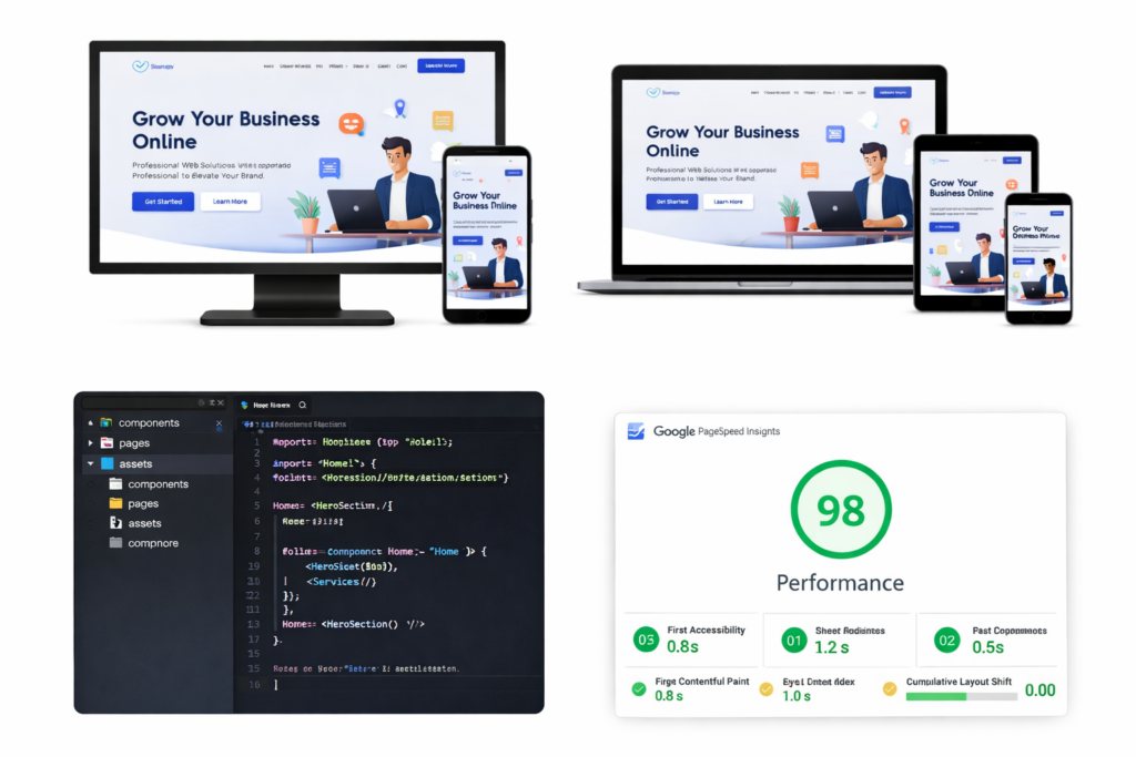 سأنشئ أفضل موقع React Full stck وfullt Functional  - portfolio - 0