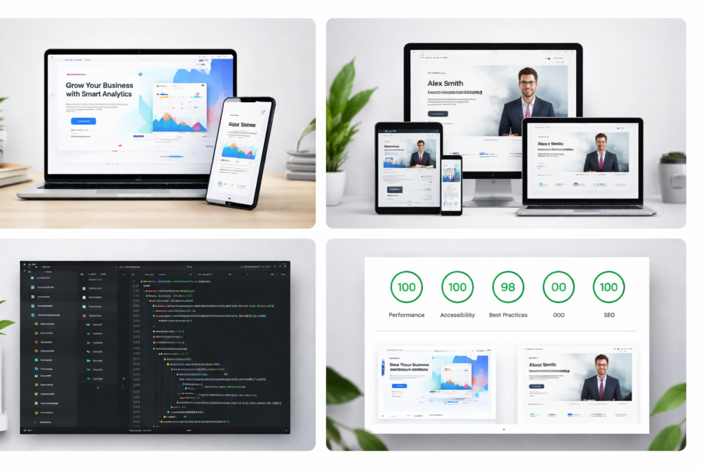 سأنشئ أفضل موقع React Full stck وfullt Functional  - portfolio - 1