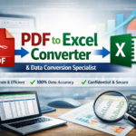 PDF to EXCEL conversion with clean data ibput