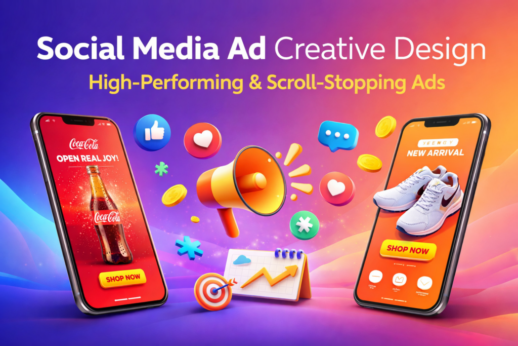 Je concevrai des créations publicitaires hautement performantes pour les réseaux sociaux - portfolio - 0