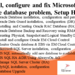 توفير خدمات إدارة قواعد البيانات ل Oracle DB MSSQL PostgreSQL Mariadb MySQL و DB HA و DR - عن بُعد