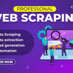 Je fais du web scraping, du data scraping, de l’extraction de données de n’importe quel site web - À distance