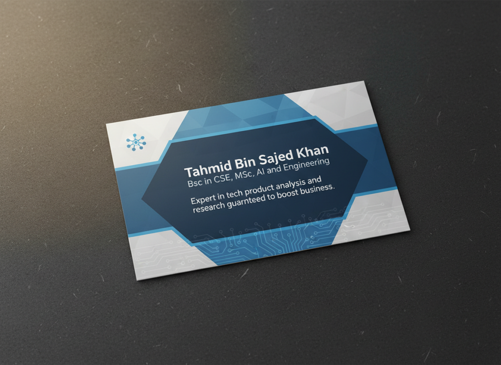 Tahmid Bin Sajed Khan - portfolio - 0