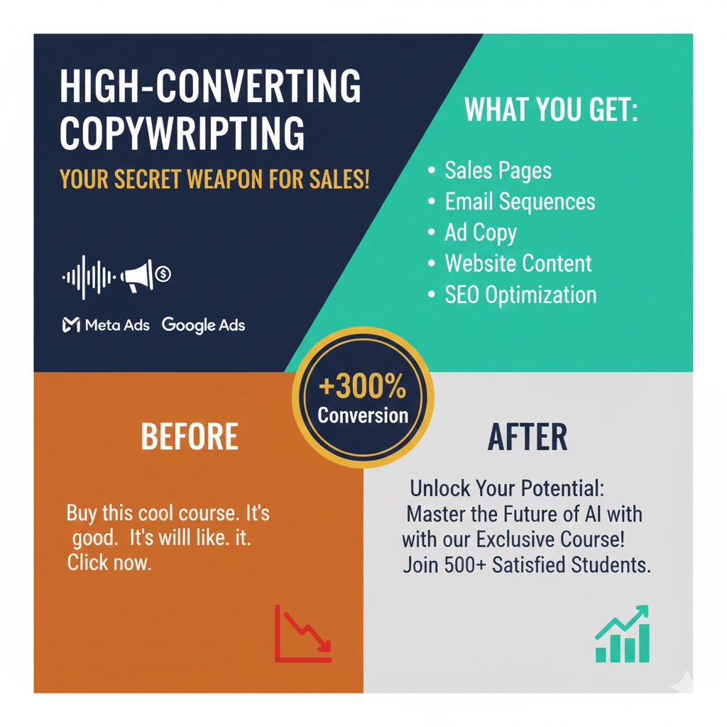 I will write high converting sales copywriting for your business - portfolio - 0