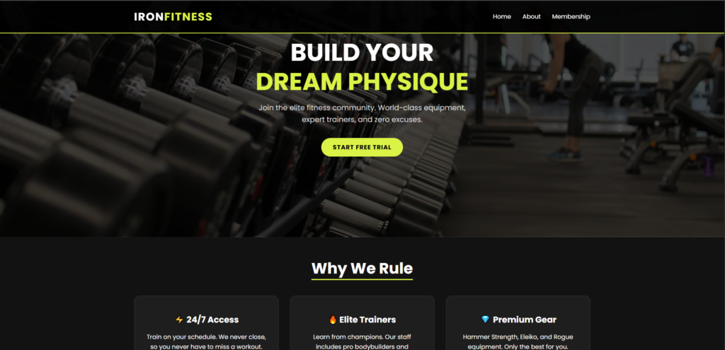 Je développerai un site web Full Stack réactif pour votre entreprise - portfolio - 0