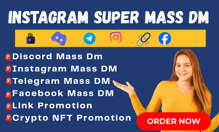 I will send Instagram mass DM, Facebook mass DM, Twitter and Discord mass DM - portfolio - 0