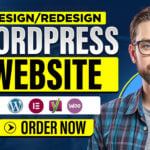 I will build wordpress website, redesign and development - Remote