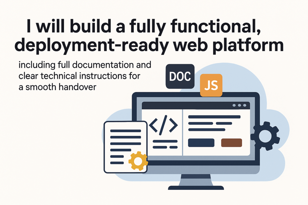 Je construirai une plateforme web entièrement fonctionnelle et prête à être déployée, incluant une documentation complète et des instructions techniques claires pour un transfert fluide. - portfolio - 0