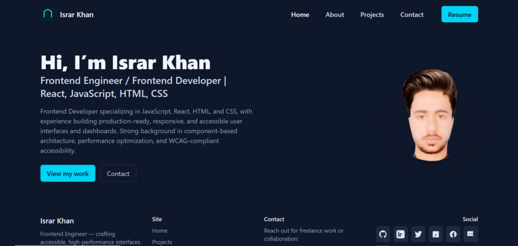 Israr Khan - portfolio - 0