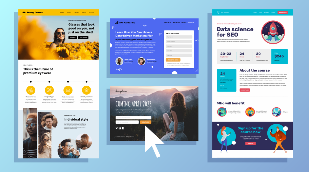 I will design a high-converting landing page - portfolio - 0