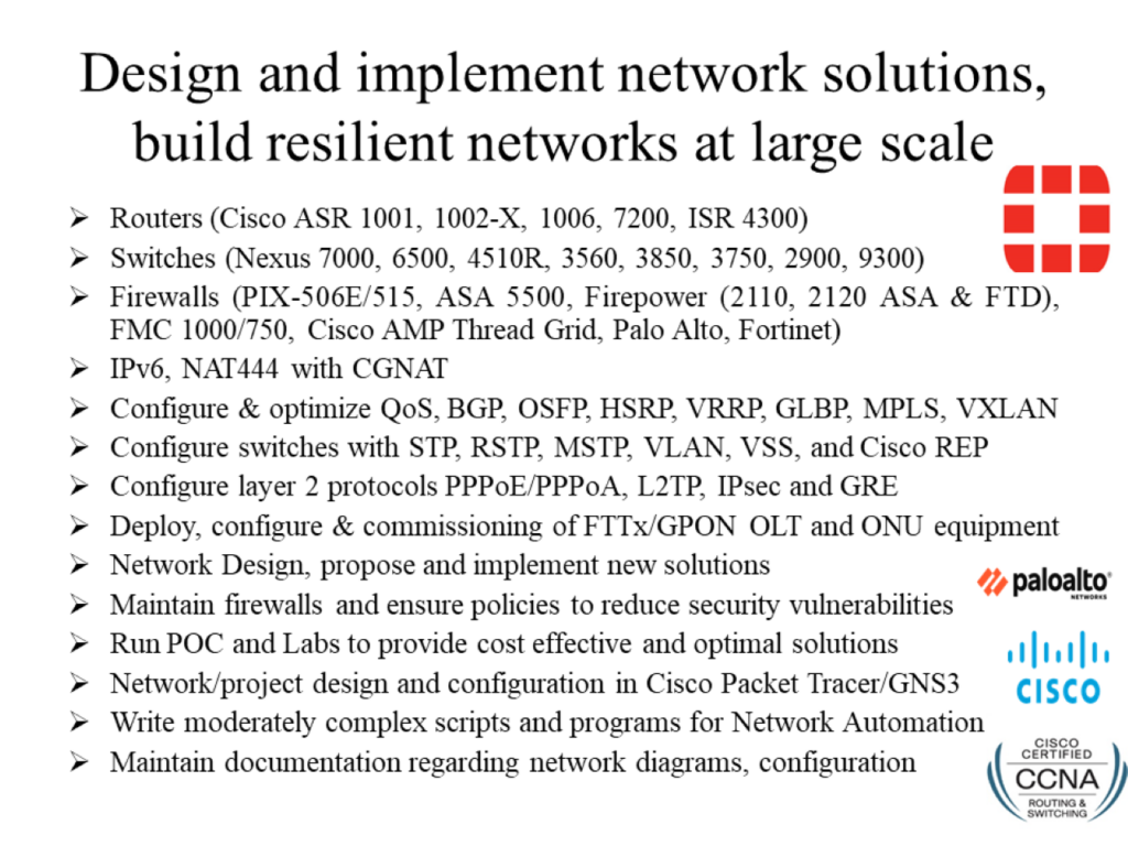 configure, troubleshoot routers switches firewall VPN ipv6 nat gpon bgp mpls qos - portfolio - 0