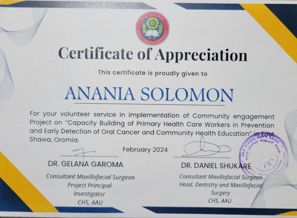 Anania Solomon - portfolio - 2