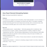 IT Zero-Touch Remote Onboarding System - Remote