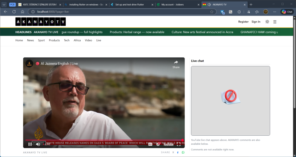 I create professional websites and app, including tv station platforms, government sitesin 2 weeks. - portfolio - 1