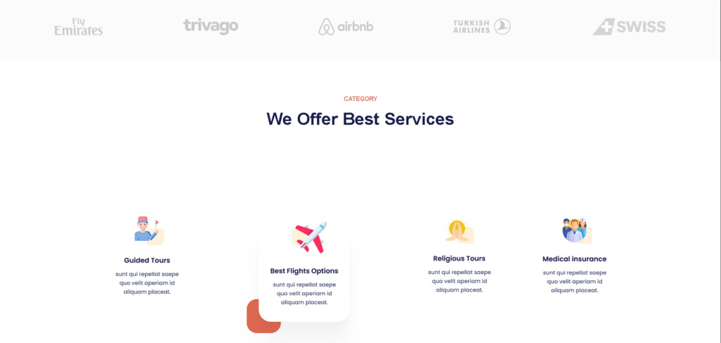 Projet de page d’atterrissage rapide et d’interface utilisateur/utilisateur propre - portfolio - 1