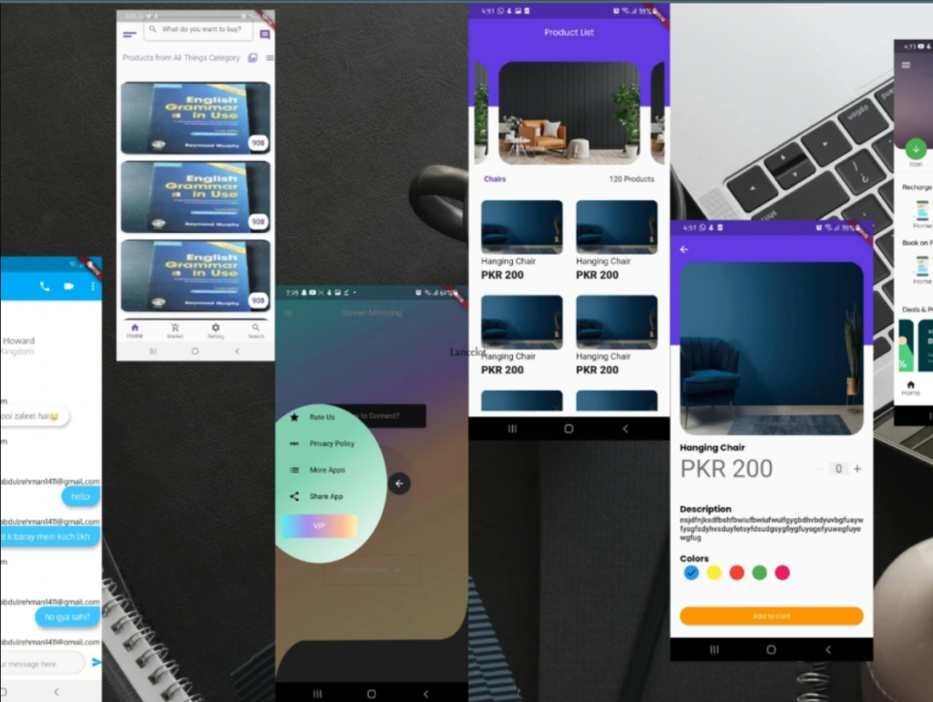 تطوير تطبيقات الهوامول باستخدام Flutter - portfolio - 0