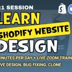 I will be your shopify coach and mentor as a verified shopify developer - Remote