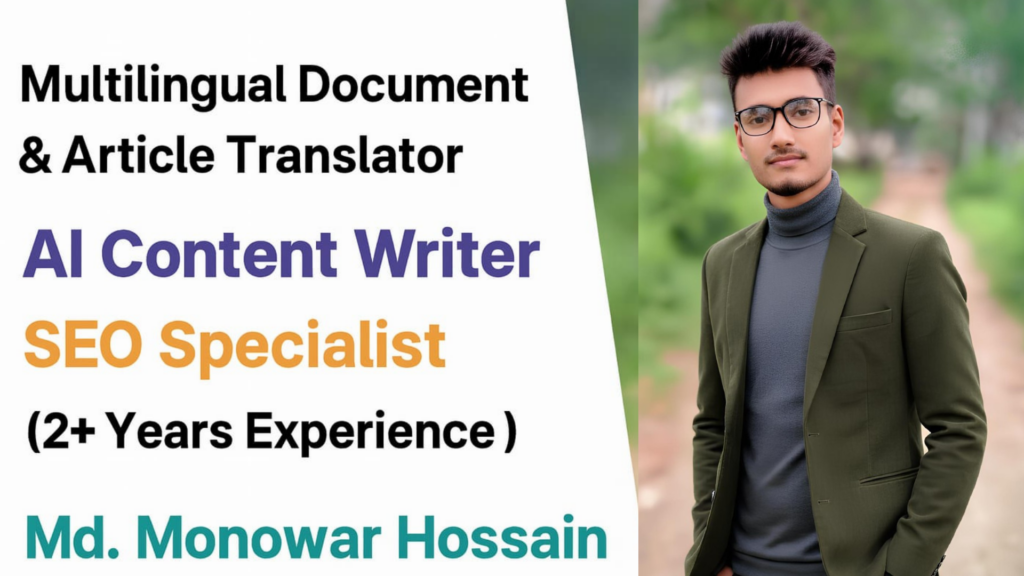 Md Monowar Hossain - cover