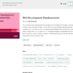 Fondamentaux du développement web
