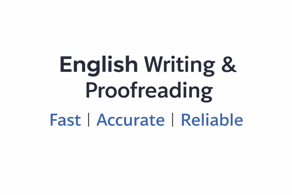 سأقوم بالكتابة في اللغة الإنجليزية، والتدقيق اللغوي، وتصحيح القواعد - portfolio - 0