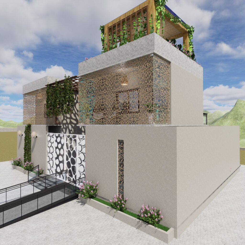Je conçois des plans architecturaux, des façades et des jumelles intérieures et extérieures  - portfolio - 1