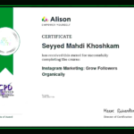 Certificate of 