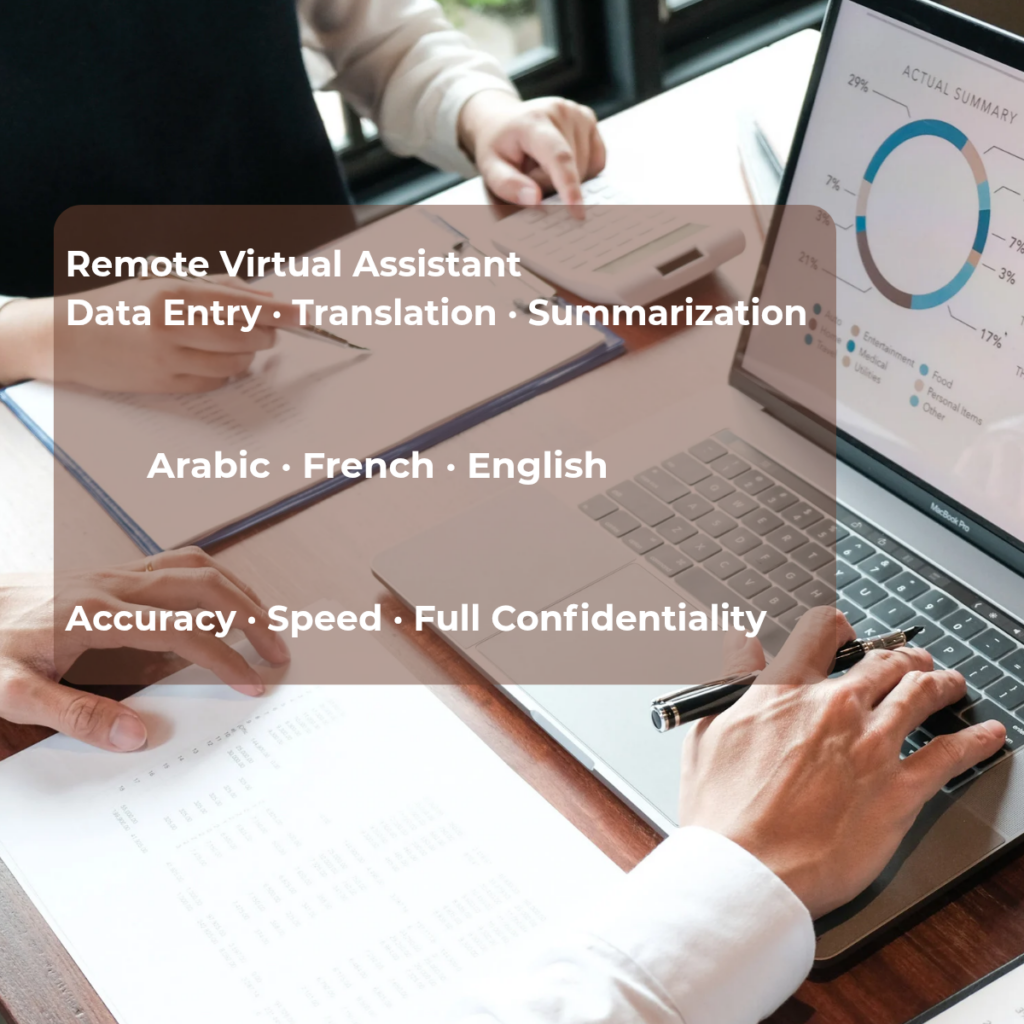 إدخال بيانات وسكرتارية عن بعد بدقة واحترافية - portfolio - 2