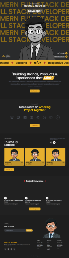 Burhan Ahmad - portfolio - 0