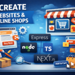 Je vais créer un site web ou une boutique en ligne - À distance