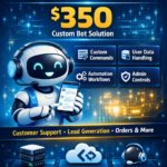 I will build you a telegram bot for anything for $350 - Remote