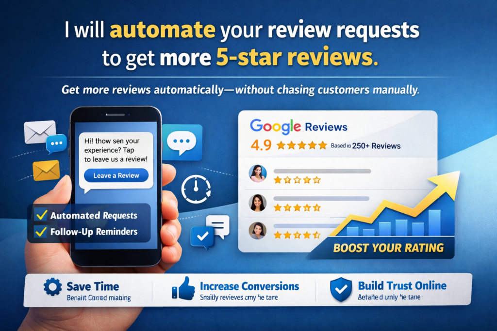 Automated Google Review Requests (Email/SMS Follow-ups) - portfolio - 0