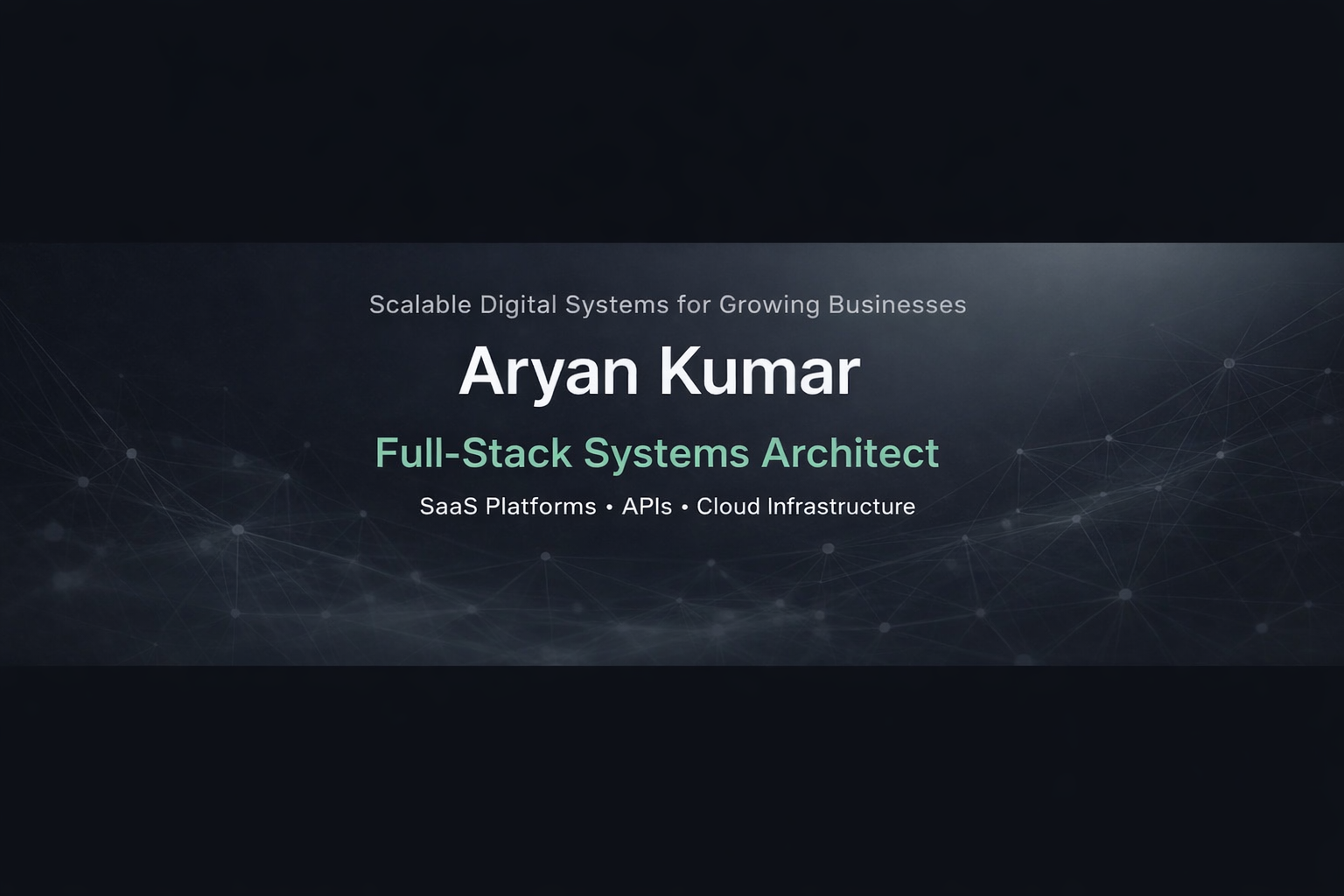 Aryan Kumar - cover