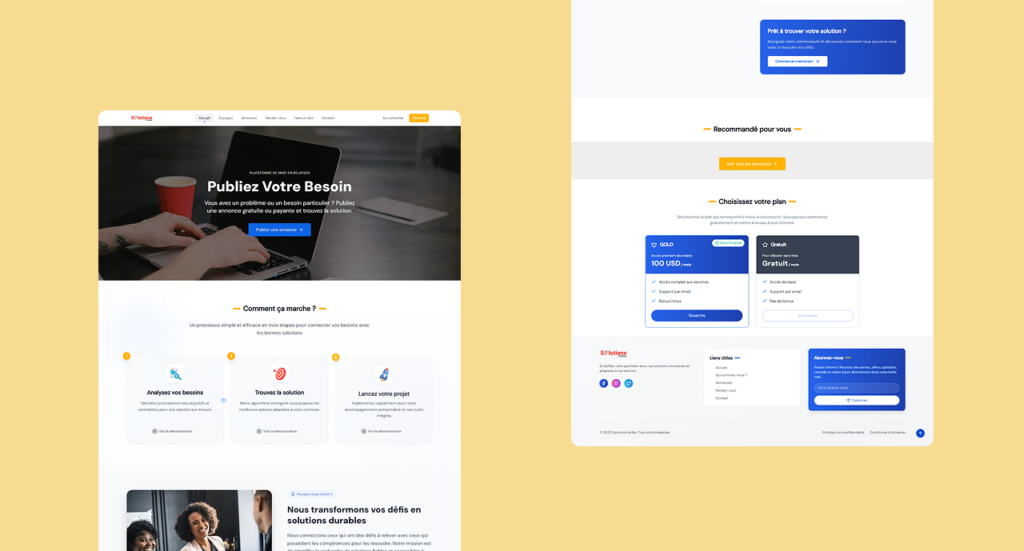I will create your professional and modern showcase website within 7 days - portfolio - 1