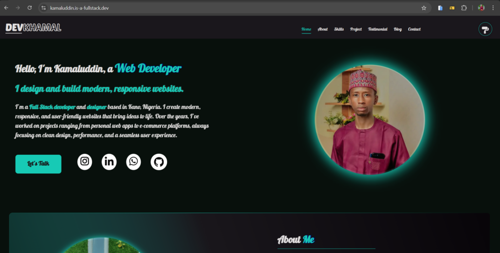 Kamaluddin Aliyu Ahmad - portfolio - 0