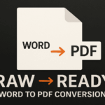 Convertissez vos fichiers entre PDF et Word de manière précise et professionnelle