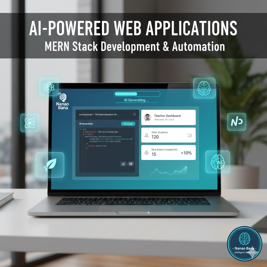 سأبني تطبيق ويب احترافي مدمج بالذكاء الاصطناعي من نوع MERN stack - portfolio - 0