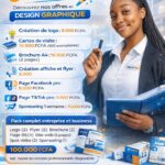 I design striking graphic designs or a strong visual identity for your company in a few 30min - Remote