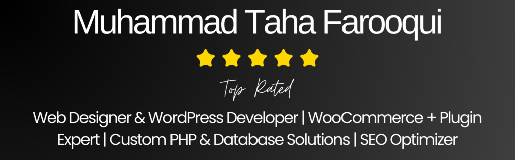 Muhammad Taha Farooqui - الغلاف