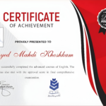 Certificate of Achievement