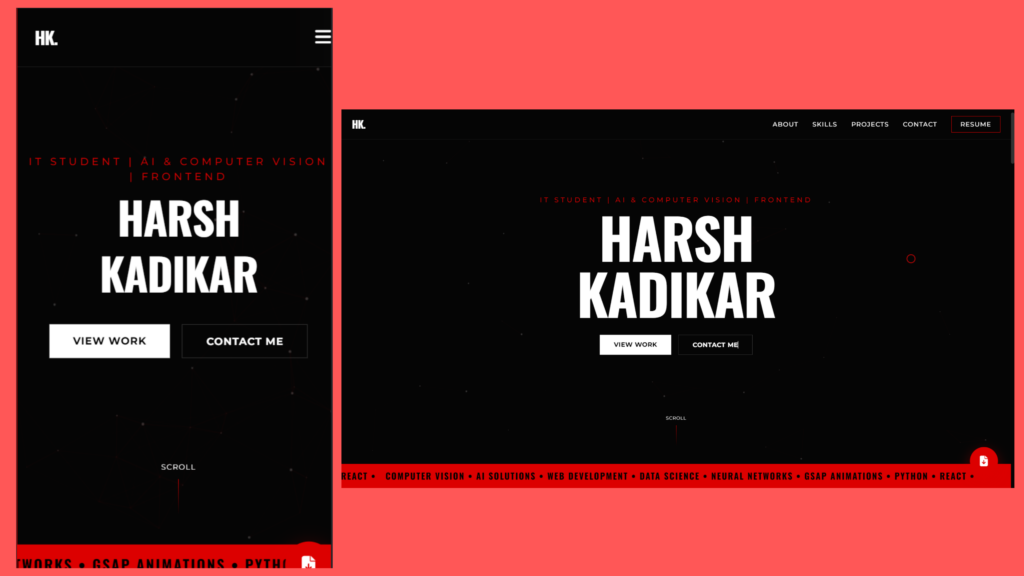 I will build a modern responsive frontend website or portfolio - portfolio - 2