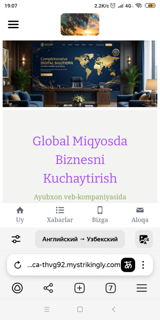 Ayubxon Inomov - portfolio - 2