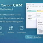 سأبني نظام CRM مخصص حديث لعملك (React + Supabase/Convex) - عن بُعد