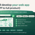 سأنشئ تطبيق الويب SaaS/MVP الخاص بك: واجهة أمامية + خلفية + نشر - عن بُعد