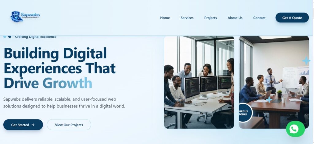 Sapwebs - portfolio - 2