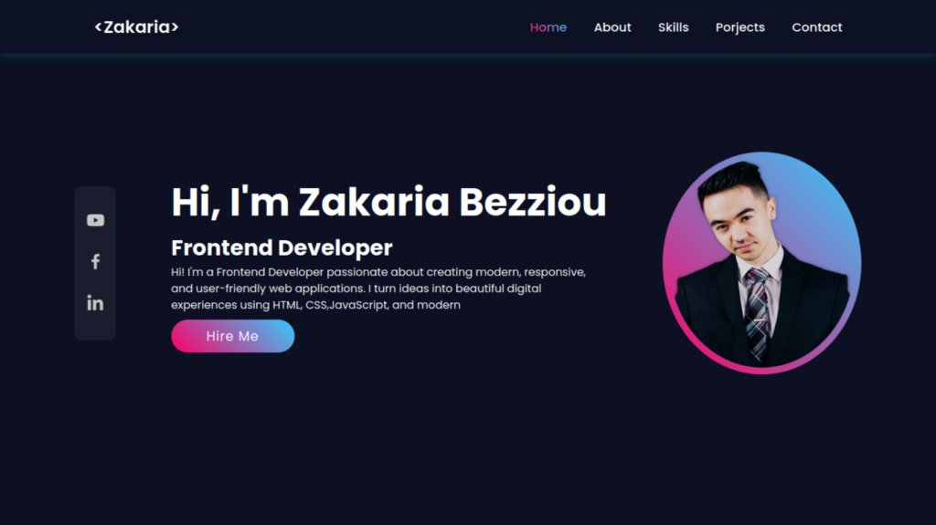 Créer un frontend professionnel pour un site web - portfolio - 0